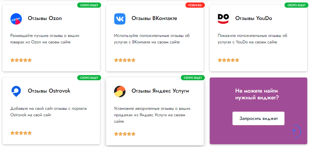 SmartWidgets: сервис для увеличения продаж на сайте