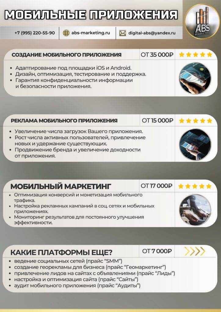 Мобильные приложения