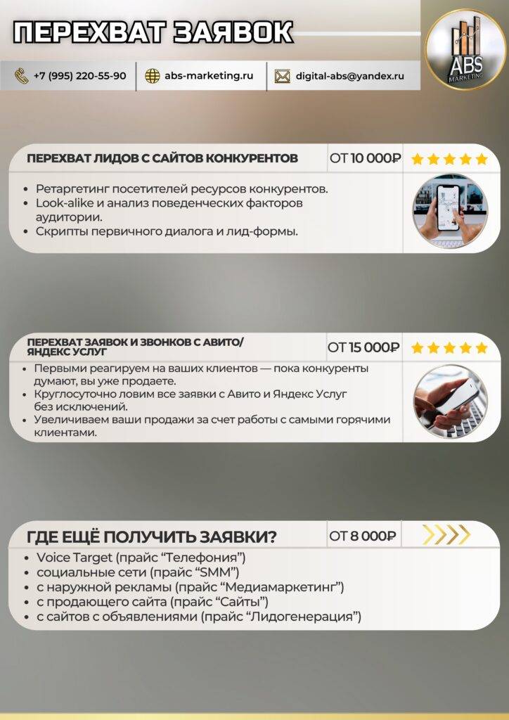 Перехват заявок