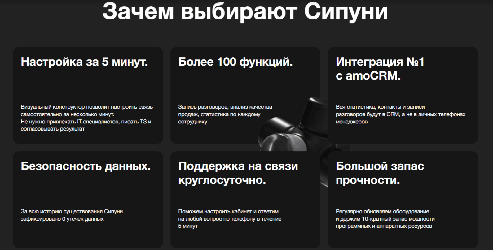 Sipuni: интеграция с amoCRM