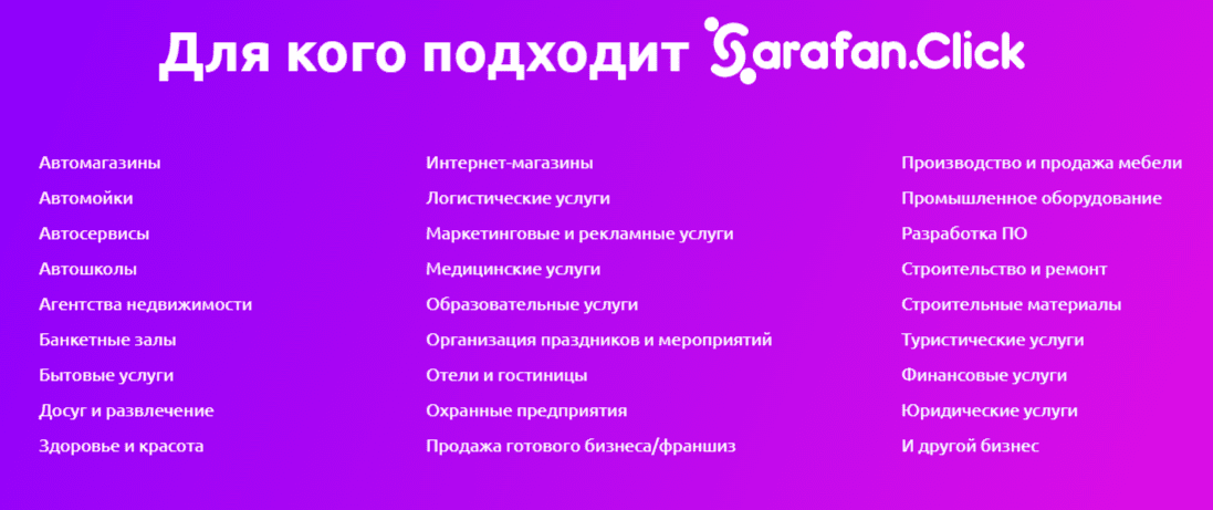 Sarafan.Click: Партнерские программы для заработка